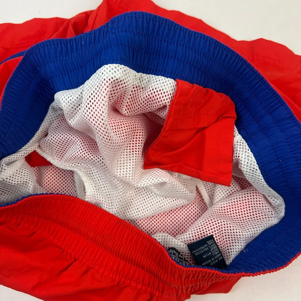 Polo Ralph Lauren Red Swim Trunks, Large